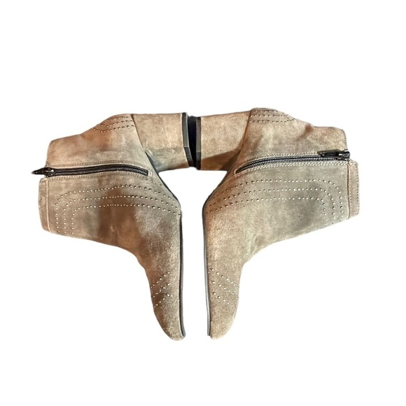 DIBA Leather Women's Bootie Size 8.5 - Brown with Silver Accents, western - Picture 8 of 13